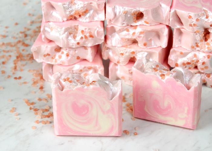 Rose Quartz Cold Process Soap Tutorial