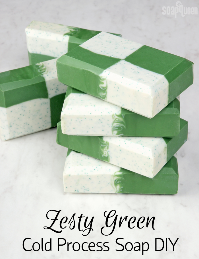 Zesty Green Cold Process Soap Tutorial