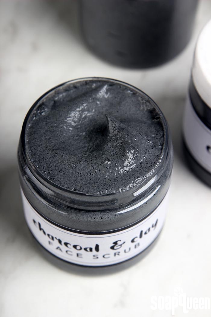 Cleansing Charcoal Facial Scrub DIY