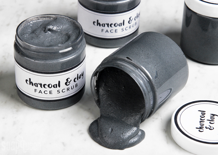 Cleansing Charcoal Facial Scrub DIY