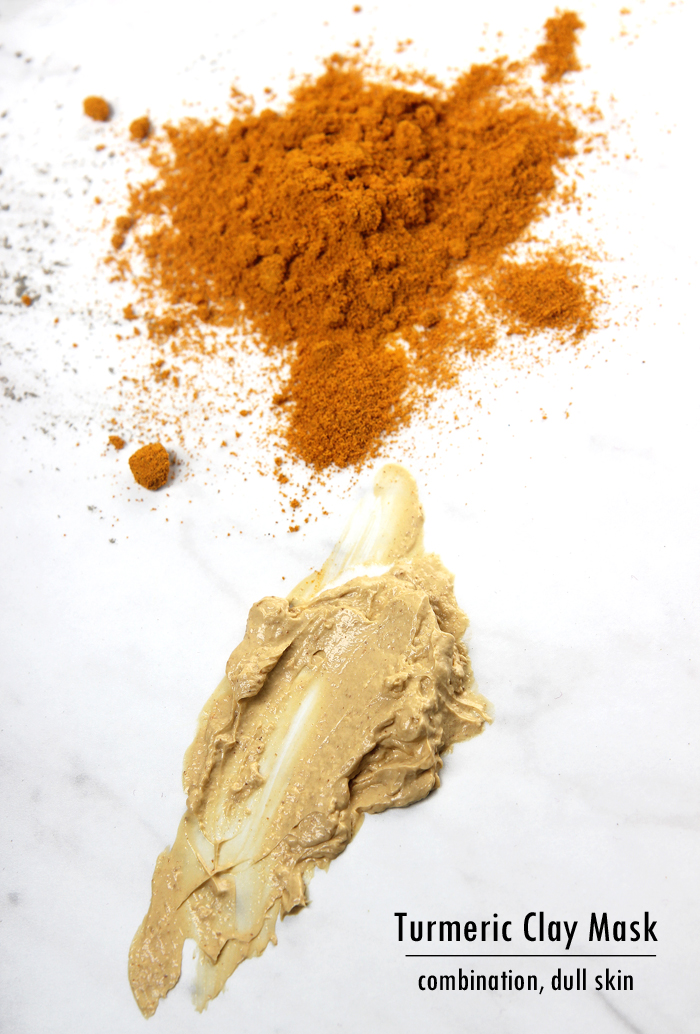 Turmeric Clay Face Mask for combination skin