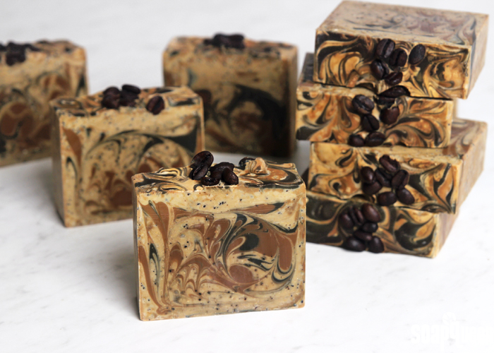 Eight-minute Melt & Pour holiday coffee soap – Coffee with the Queen