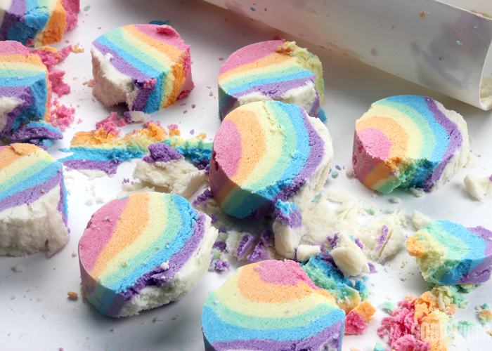 Rainbow Cookie Bubble Bath Truffle Scoop