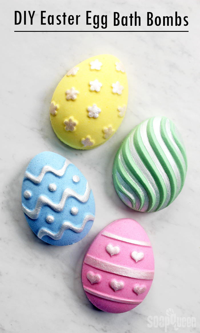 DIY Easter Egg Bath Bombs