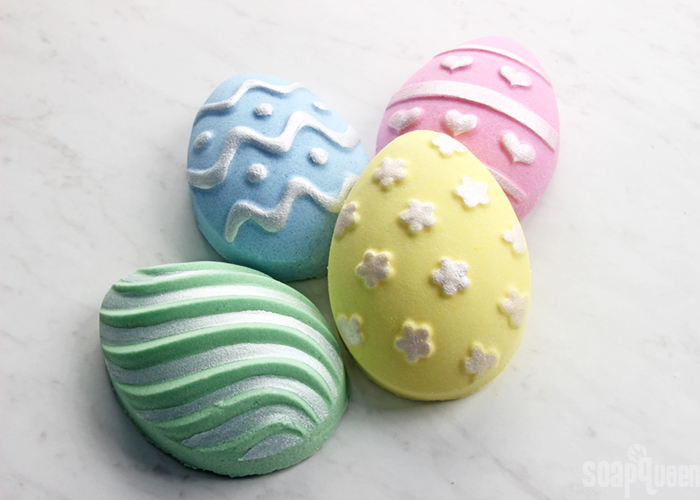 DIY Easter Egg Bath Bombs