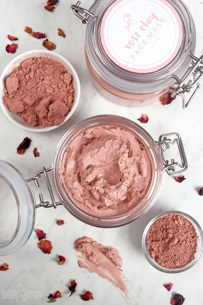 Rose Clay Face Mask DIY