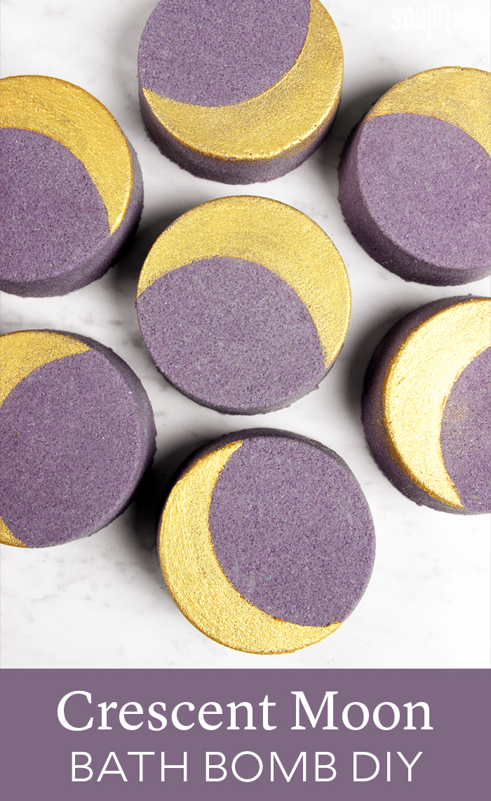 Crescent Moon Bath Bomb DIY