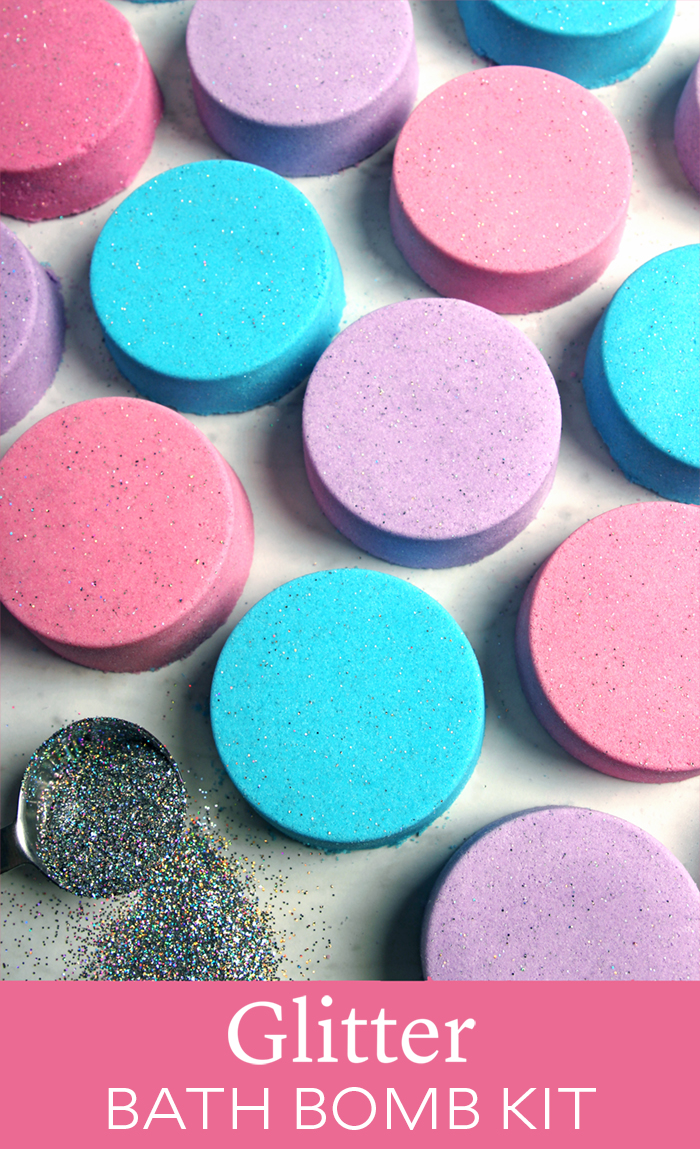 Glitter Bath Bomb Kit 