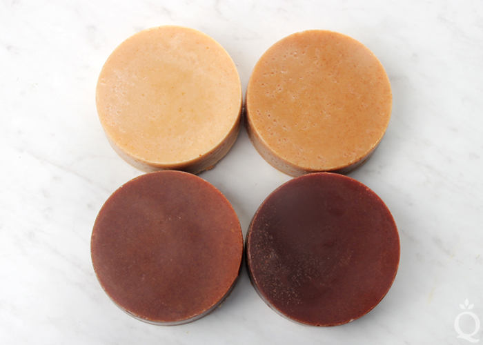 Turmeric Cold Process Soap Color Tests