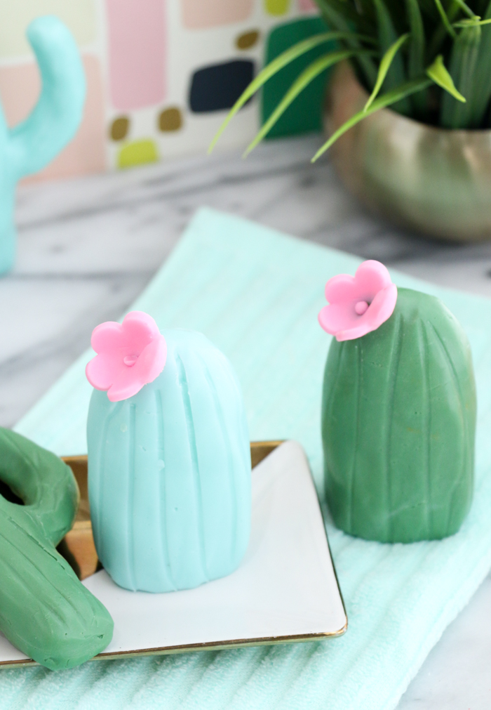 DIY Melt & Pour Cactus Soap