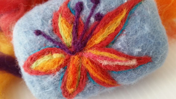 Felted Soap