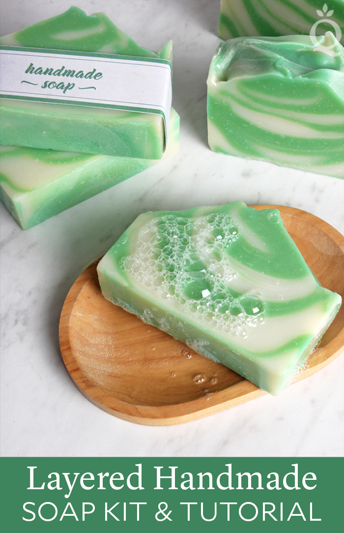 Layered Handmade Soap Kit & Tutorial