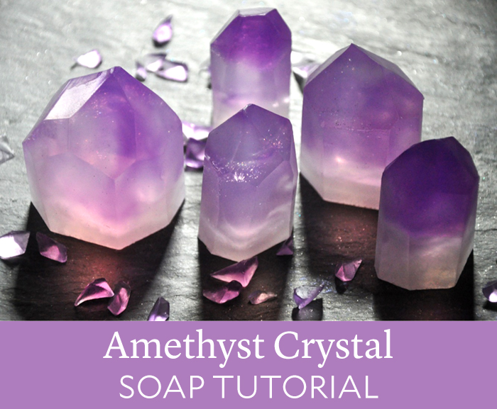 Amethyst Crystal Soap Tutorial
