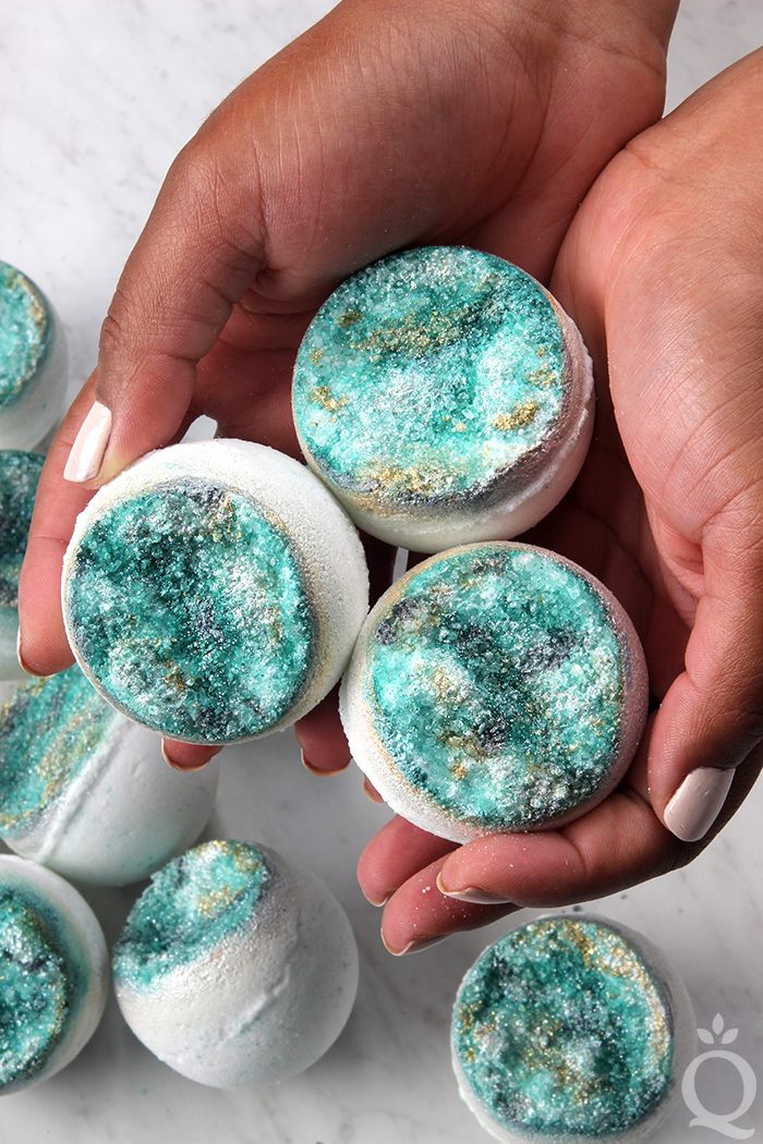 DIY Crystal Bath Bombs