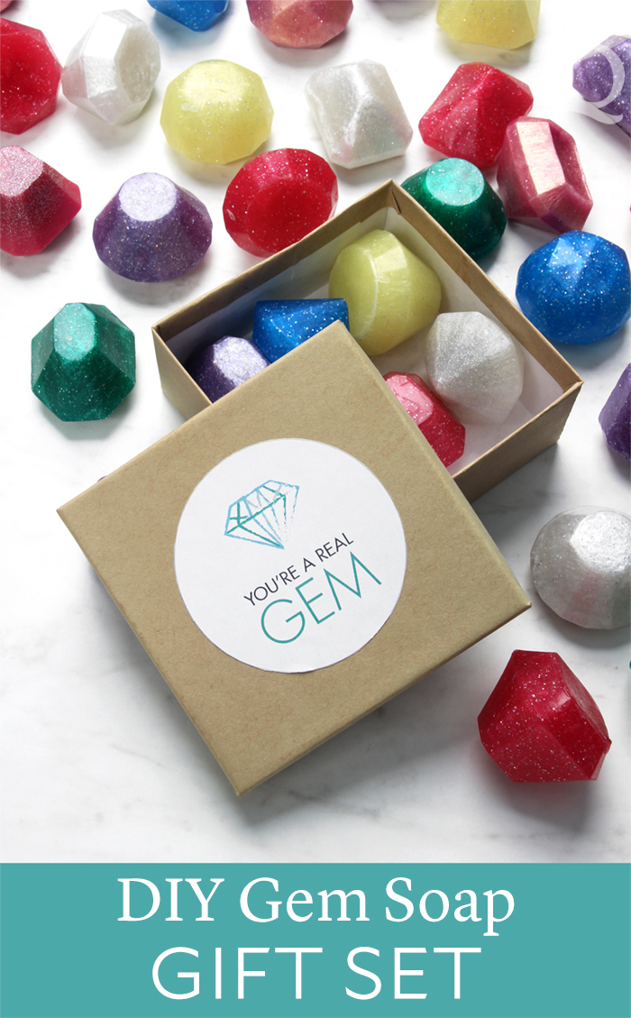 DIY Gem Soap Gift Set