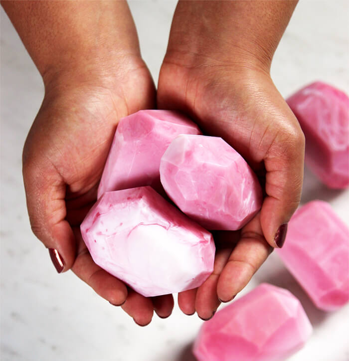 Rose Quartz Melt & Pour Soap Tutorial Soap Queen