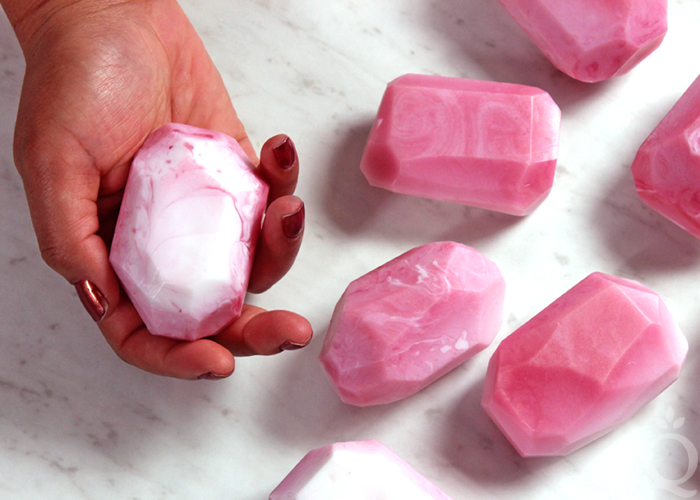 Rose Quartz Melt and Pour DIY