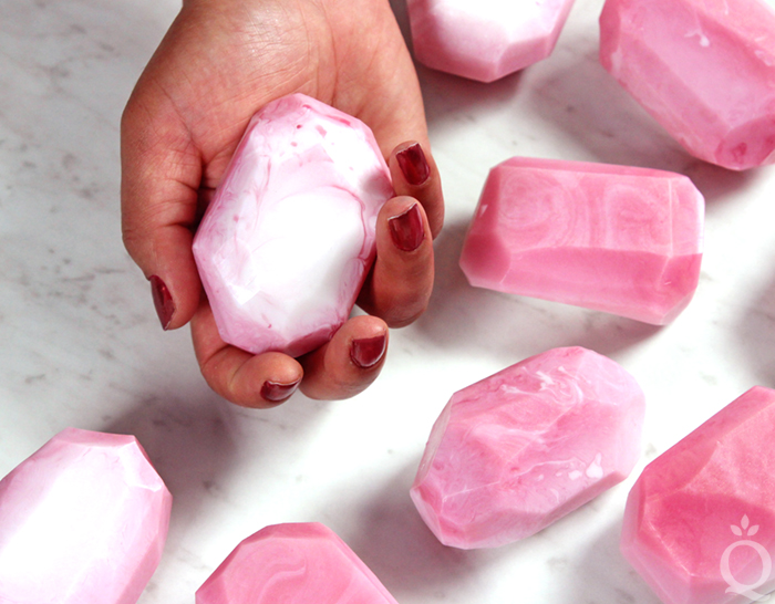 Rose Quartz Melt & Pour Soap Tutorial