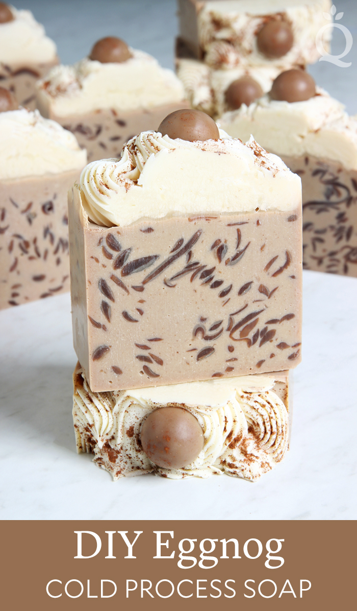 DIY Eggnog Cold Process Soap