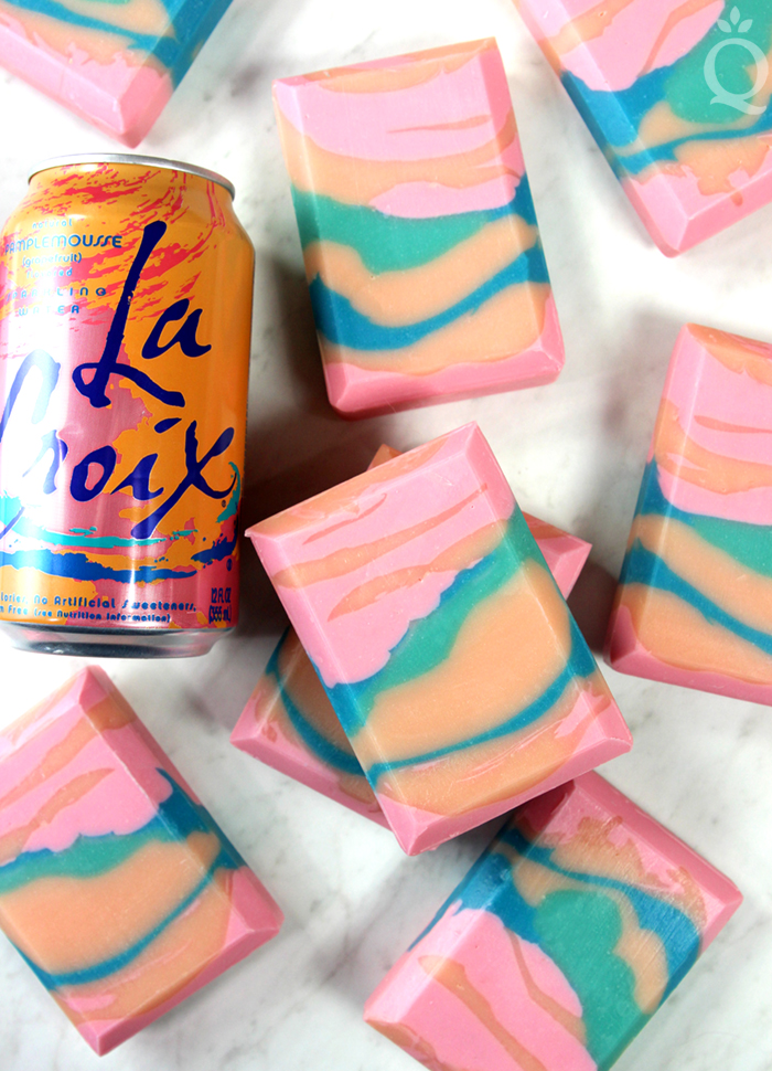 Grapefruit La Croix Soap DIY