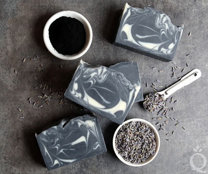 Lavender Charcoal Soap DIY