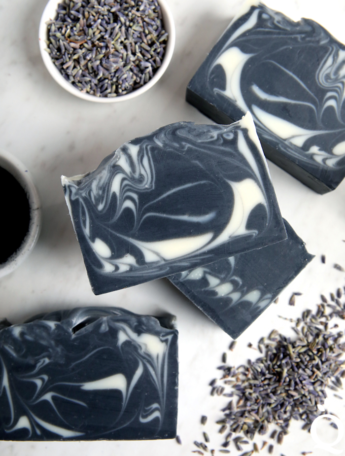 Lavender Charcoal Soap Tutorial