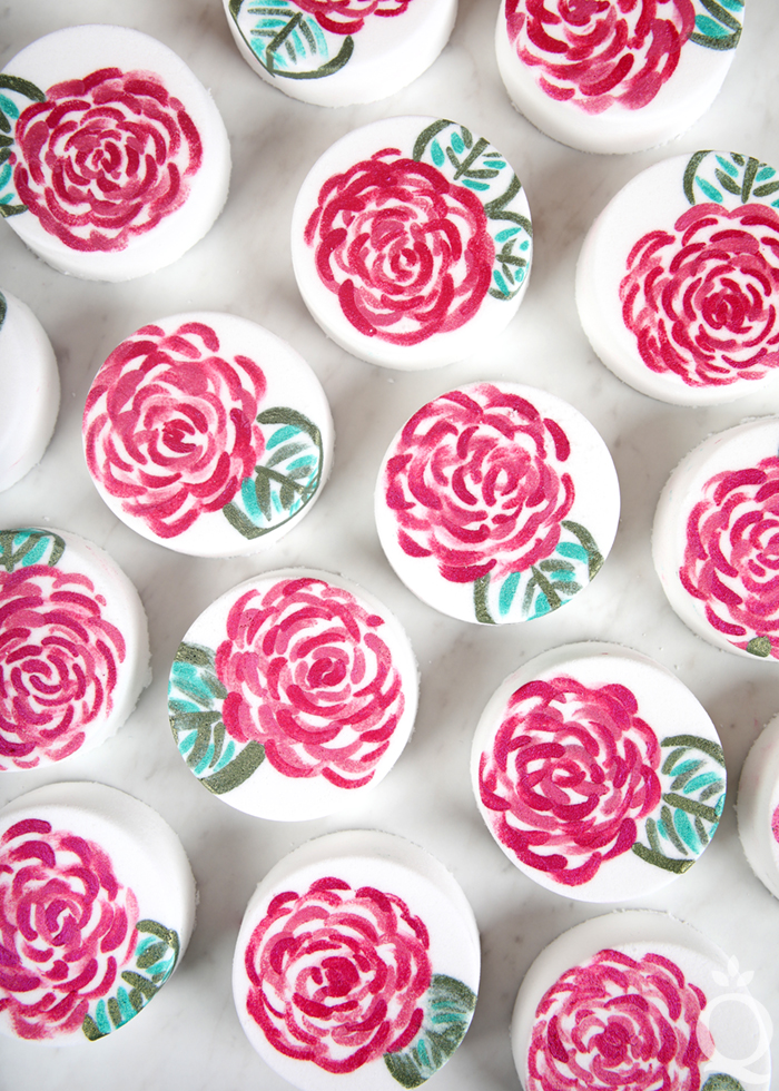 Painted Rose Bath Bombs