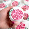 Rose Painted Bath Bomb DIY