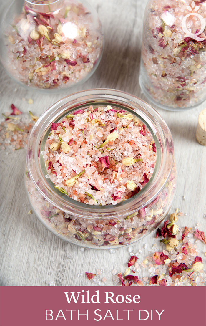 Wild Rose Bath Salt DIY