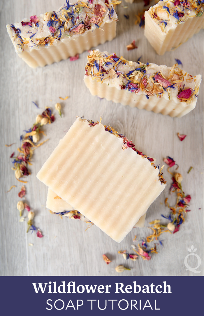 Wildflower Rebatch Soap Tutorial