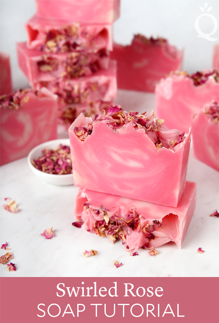 Swirled Rose Soap Tutorial