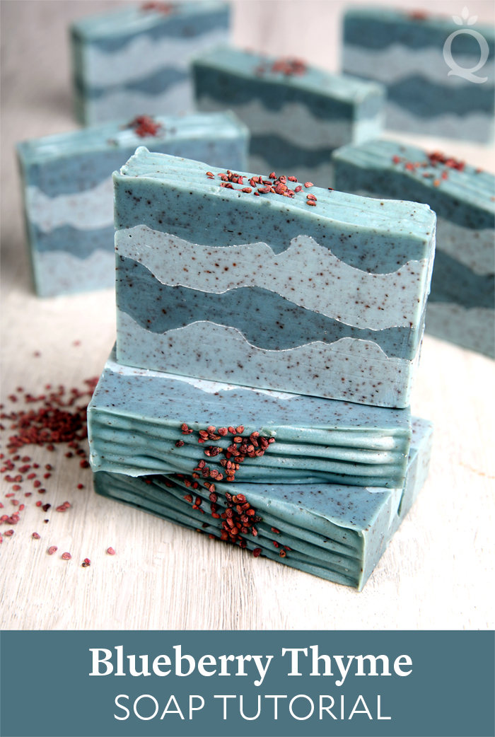 Blueberry Thyme Soap Tutorial