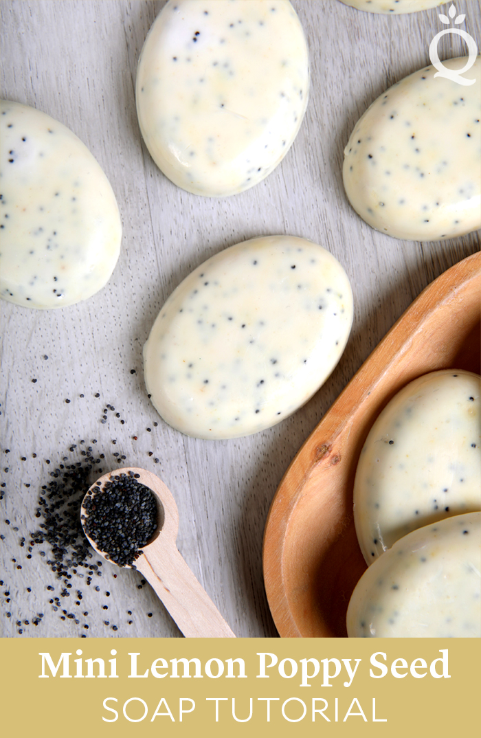 Mini Lemon Poppy Seed Soap Tutorial