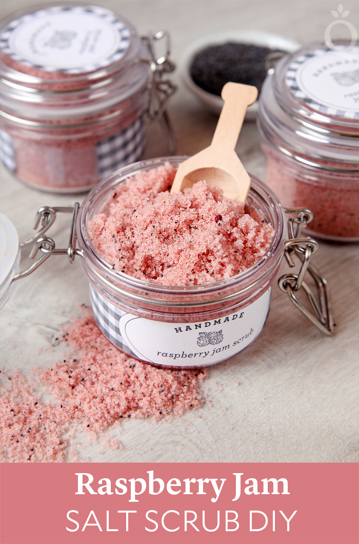 Raspberry Jam Salt Scrub DIY