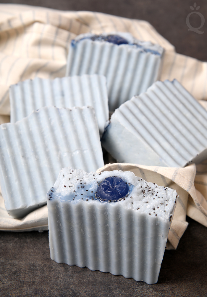 Blueberry Hot Process Soap DIY