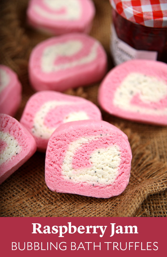 Raspberry Jam Bubbling Bath Truffles