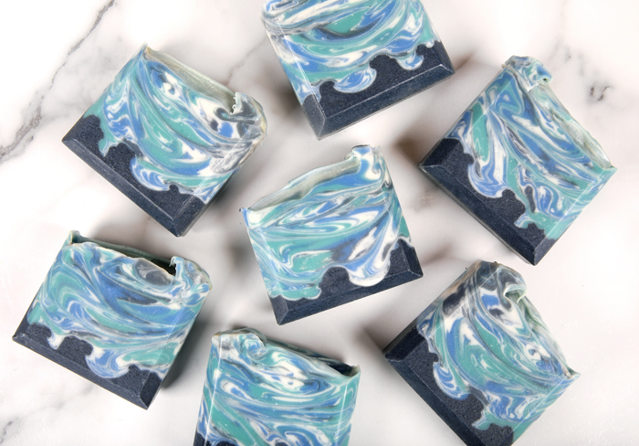 Coastal Rain Cold Process Soap DIY