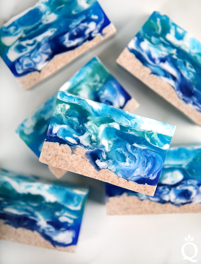 Seascape Melt and Pour Soap DIY