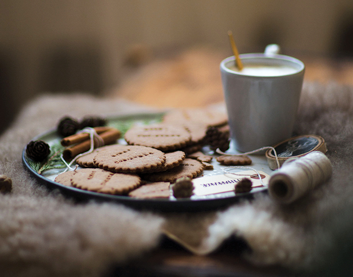 Homemade spicy swedish biscuits