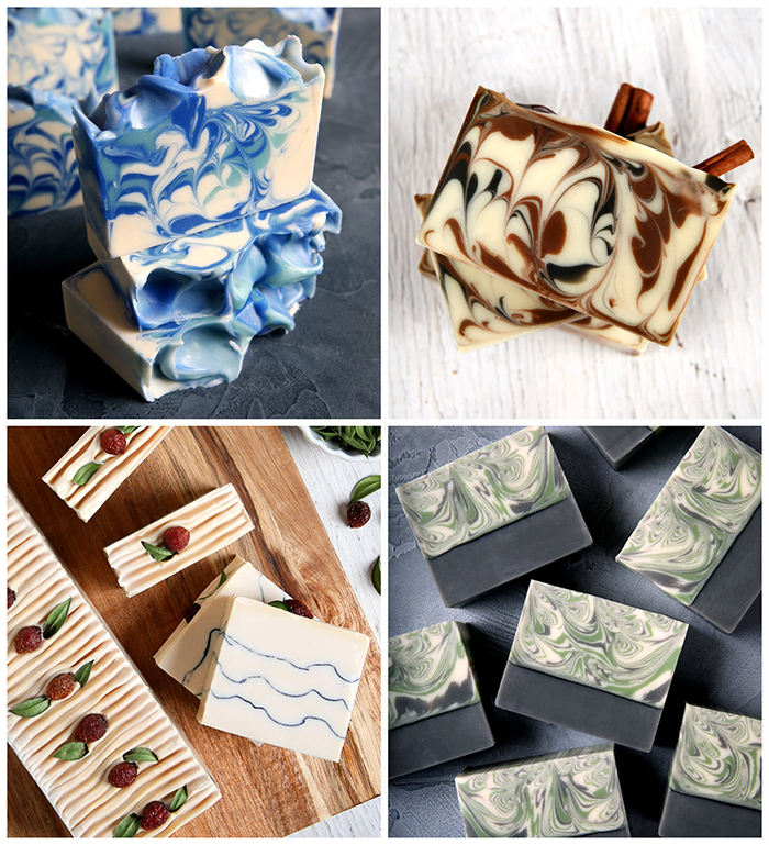 Hygge Cold Process Soap Collage