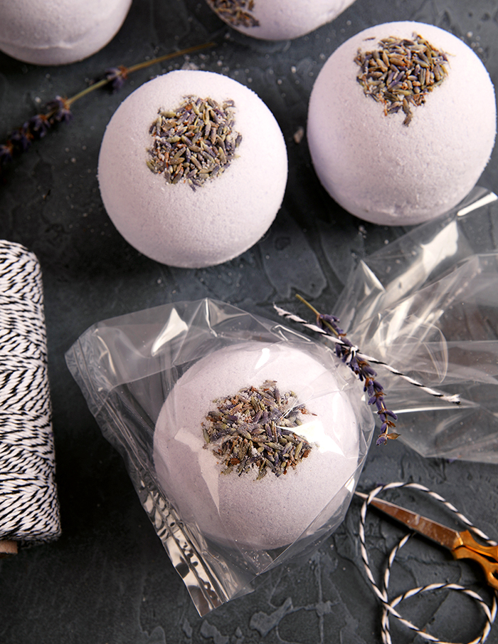 Relaxing Lavender Bath Bomb DIY